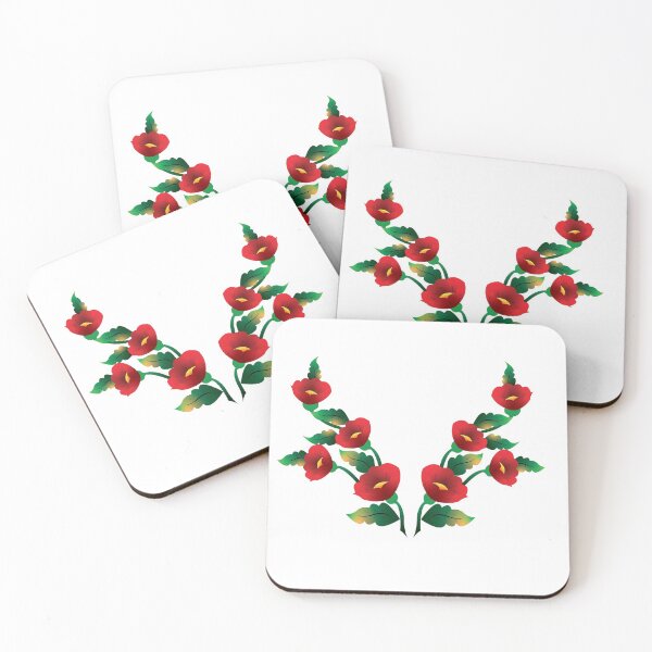 Item preview, Two Bunch of Bright Red Flowers designed and sold by AIGdesign.