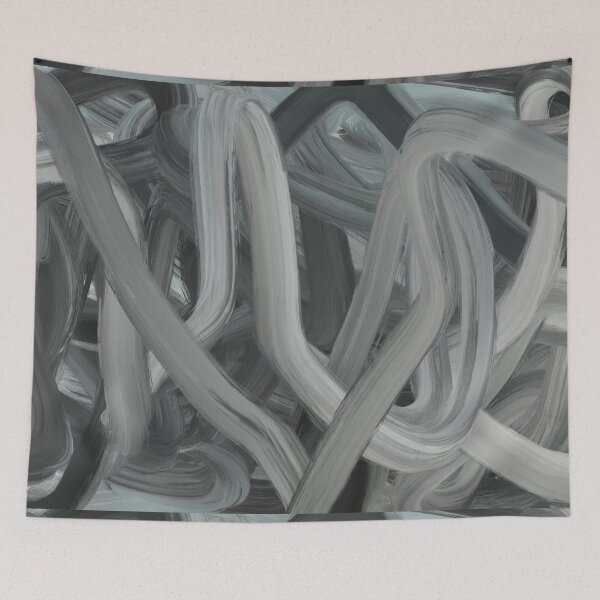 Item preview, Gray scale oil paint brush  designed and sold by Palukx.