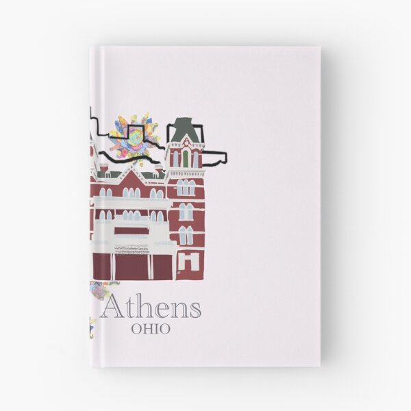 Item preview, Athens Ohio with the ridges and Passion Work Studio Floral background designed and sold by girljohnny.