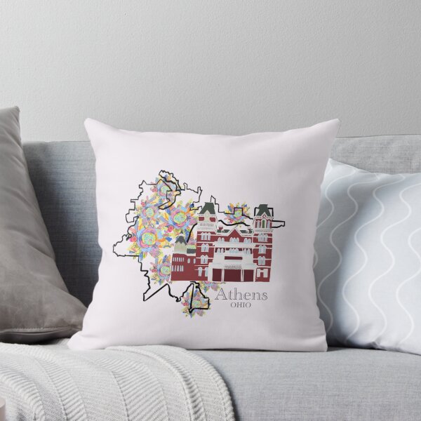 Item preview, Athens Ohio with the ridges and Passion Work Studio Floral background designed and sold by girljohnny.