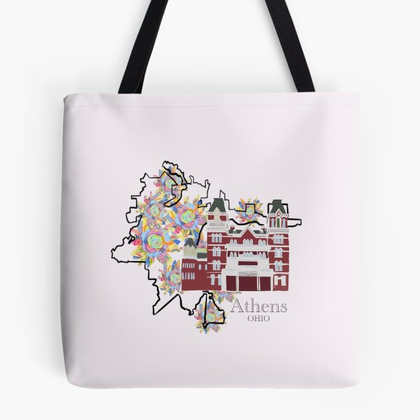 Item preview, Athens Ohio with the ridges and Passion Work Studio Floral background designed and sold by girljohnny.