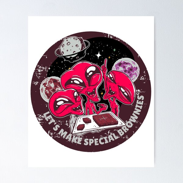 Item preview, ALIENS LET'S MAKE SPECIAL BROWNIES  designed and sold by TRIBExSPACE.