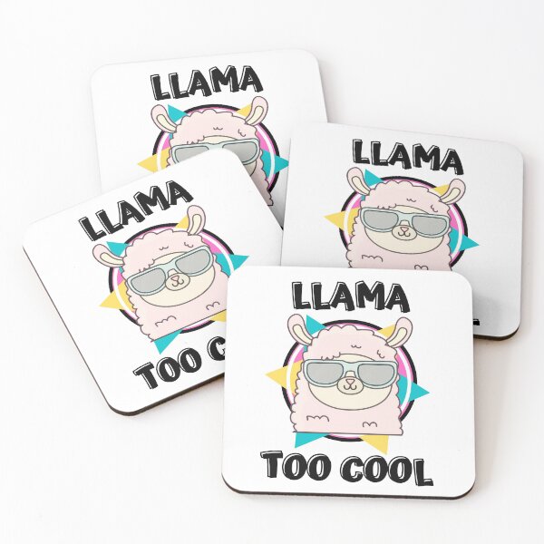 Item preview, Llama Too Cool/ Funny Llama Puns designed and sold by Designs By YL.