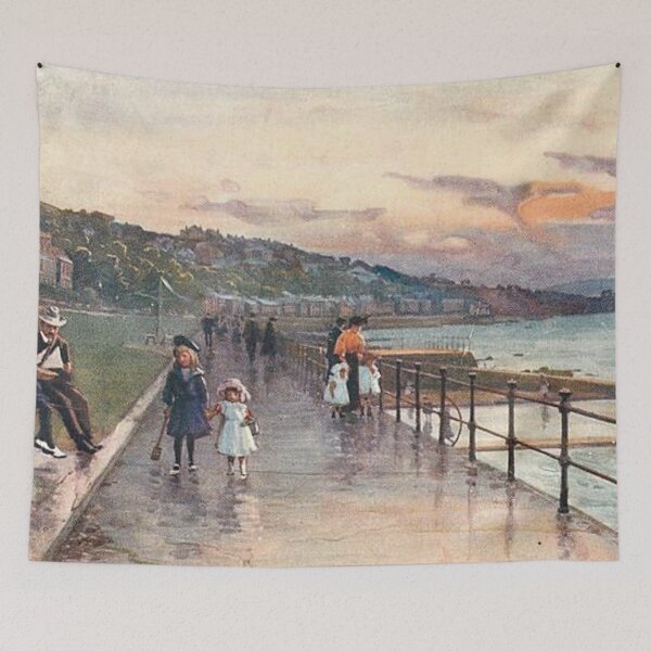Item preview, Vintage Illustration of Ashton Road, Gourock, Inverclyde designed and sold by yourscotland.