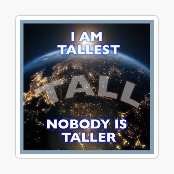 Item preview, i am tall affirmation designed and sold by 3ubble3ubble.