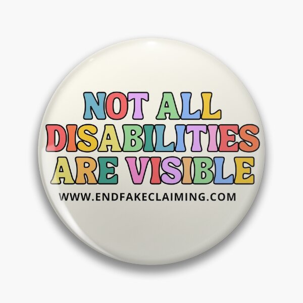 Item preview, Not All Disabilities Are Visible designed and sold by AthalyAltay.