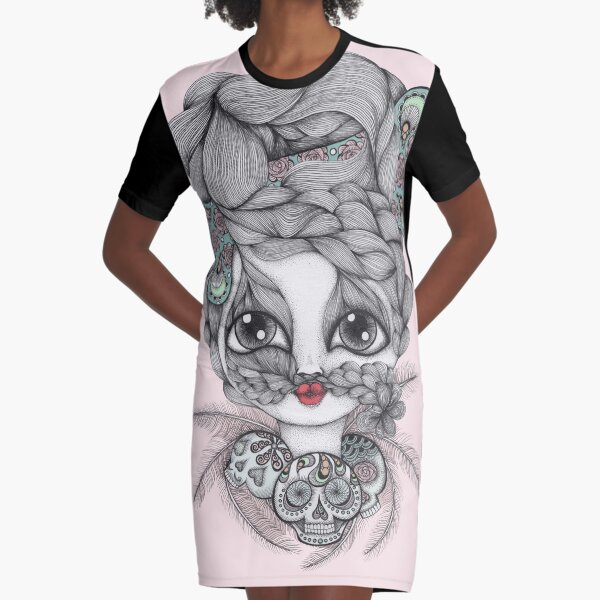 My Friend The Witch Doctor Graphic T-Shirt Dress