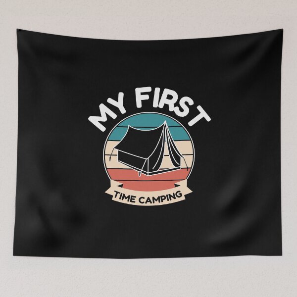 Item preview, First Time Camping designed and sold by AMINE  ★★★★★.