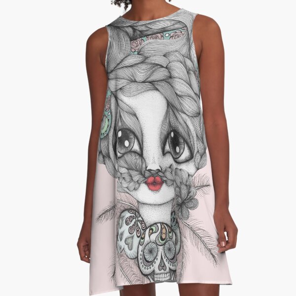 My Friend The Witch Doctor A-Line Dress