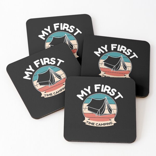 Item preview, First Time Camping designed and sold by AMINE  ★★★★★.