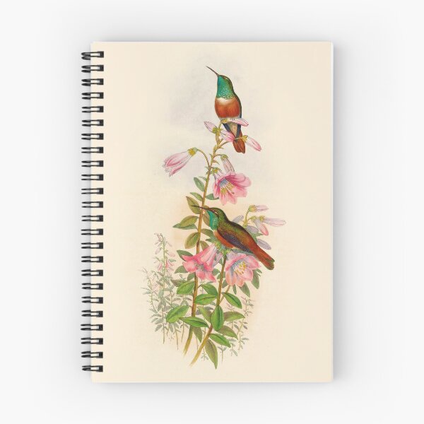 Item preview, Ilustración vintage de colibrís designed and sold by gabmenfer.
