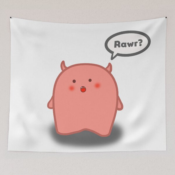 Item preview, cute little pink demon designed and sold by Faq-Qaf.