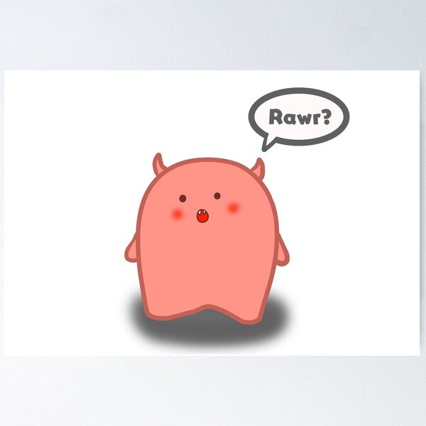 Item preview, cute little pink demon designed and sold by Faq-Qaf.