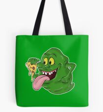 Bolsa de tela Slimer comiendo pizza