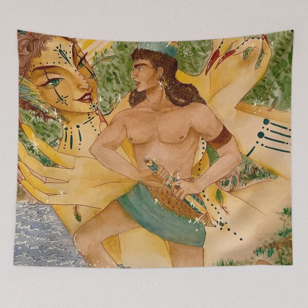 Item preview, Ishtar and Gilgamesh designed and sold by ThatDesertGirl.