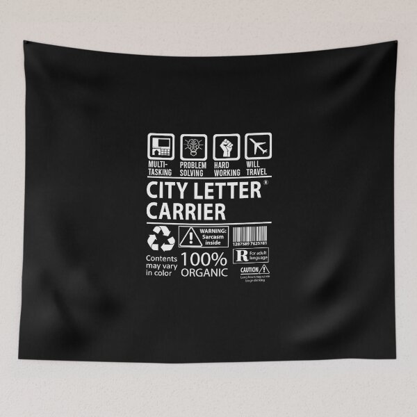 Item preview, City Letter Carrier T Shirt - Multitasking Job Gift Item Tee designed and sold by omodong176.