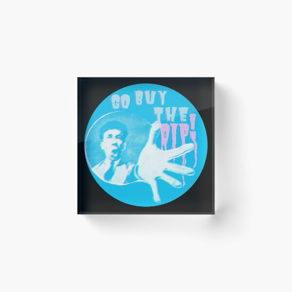 Item preview, Compre el Dip | Crypto Hodler | Vintage | Rosa y azul | Estética pop designed and sold by spinolator.