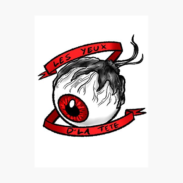 Item preview, ¿De quién es el ojo de todos modos? (Jhariah) Gráfico designed and sold by cryptidstickers.