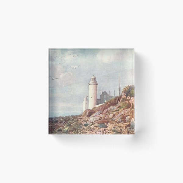Item preview, Vintage Illustration of The Cloch Lighthouse, Gurock, Inverclyde designed and sold by yourscotland.