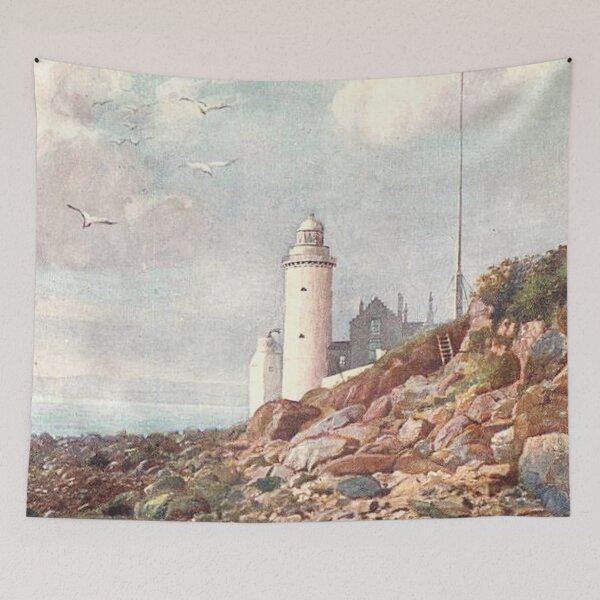 Item preview, Vintage Illustration of The Cloch Lighthouse, Gurock, Inverclyde designed and sold by yourscotland.