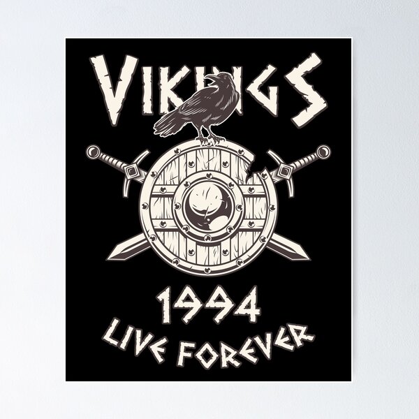 Item preview, Vikings Live Forever 1994 - Norse Birthday designed and sold by anziehend.