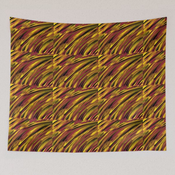 Item preview, Maroon and Yellow Abstract Art Pattern designed and sold by hopecope.