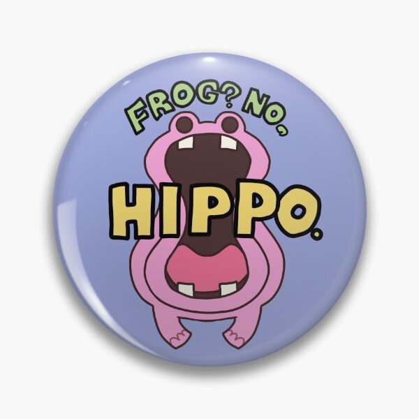 Item preview, Frog? No, hippo. (Fisher Tiger's T-shirt) designed and sold by Anime-Shirt-Art.