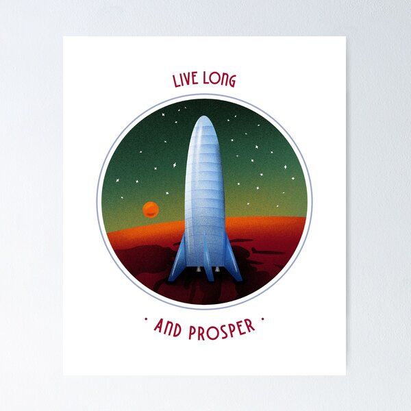 Item preview, Live Long and Prosper designed and sold by Lavish & Company Designs.