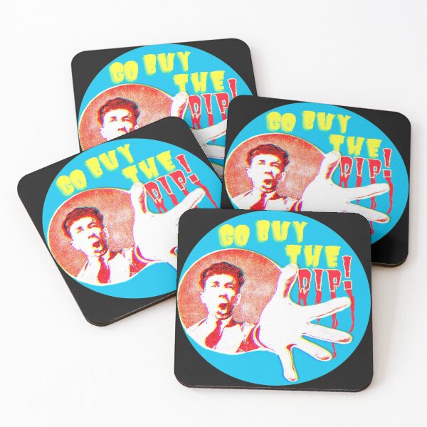 Item preview, Buy the Dip | Crypto Hodler | Vintage | Light Blue | Pop Aesthetics designed and sold by spinolator.