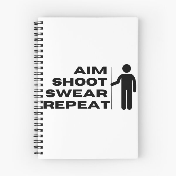 Item preview, AIM SHOOT SWEAR REPEAT designed and sold by TThousand.