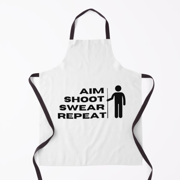 Item preview, AIM SHOOT SWEAR REPEAT designed and sold by TThousand.