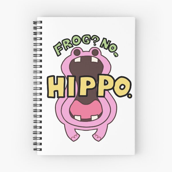Item preview, Frog? No, hippo. (Fisher Tiger's T-shirt) designed and sold by Anime-Shirt-Art.