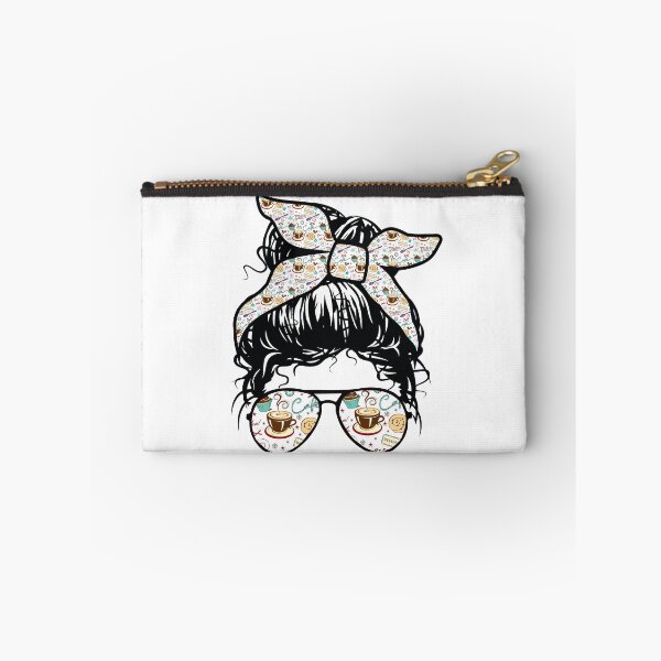 Item preview, Coffee addict. Latte. Cappuccino. Java. Caffeine queen. Messy bun. Sunglasses designed and sold by RoyalTacoBelle.