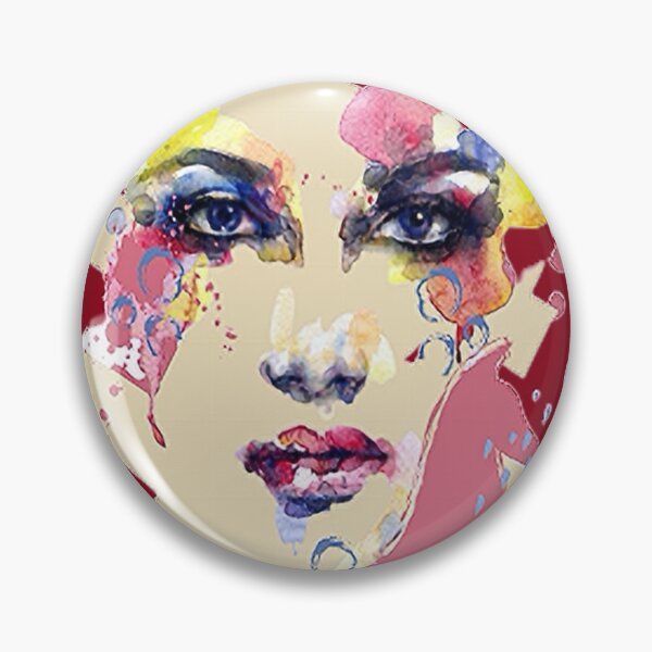 Item preview, Mystical Face of a Woman Graphic Psychedelic abstract art, graphic psychedelic abstract art, trippy graphic psychedelic arte abstracto designed and sold by Adri Barnard.