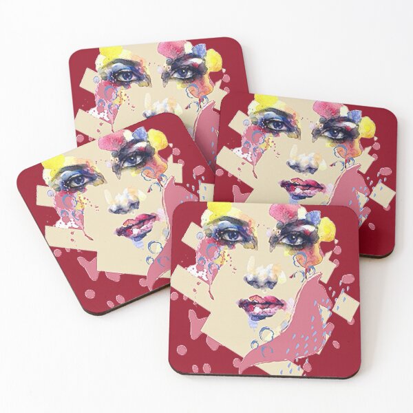 Item preview, Mystical Face of a Woman Graphic Psychedelic abstract art, graphic psychedelic abstract art, trippy graphic psychedelic arte abstracto designed and sold by Adri Barnard.