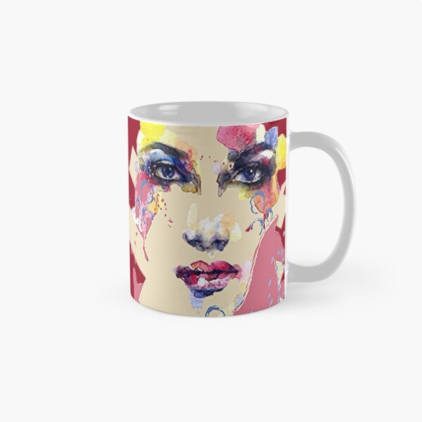 Item preview, Mystical Face of a Woman Graphic Psychedelic abstract art, graphic psychedelic abstract art, trippy graphic psychedelic arte abstracto designed and sold by Adri Barnard.