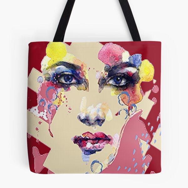 Item preview, Mystical Face of a Woman Graphic Psychedelic abstract art, graphic psychedelic abstract art, trippy graphic psychedelic arte abstracto designed and sold by Adri Barnard.