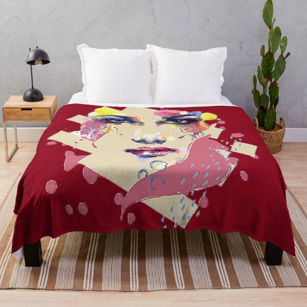 Item preview, Mystical Face of a Woman Graphic Psychedelic abstract art, graphic psychedelic abstract art, trippy graphic psychedelic arte abstracto designed and sold by Adri Barnard.