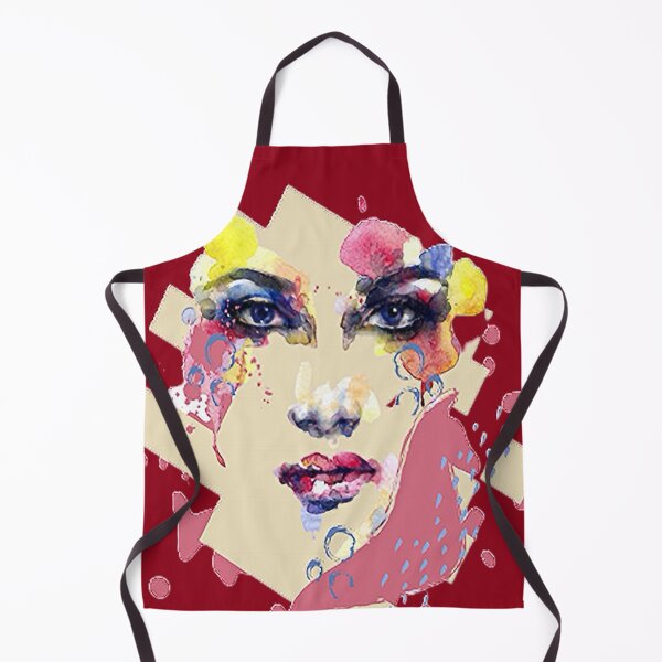 Item preview, Mystical Face of a Woman Graphic Psychedelic abstract art, graphic psychedelic abstract art, trippy graphic psychedelic arte abstracto designed and sold by Adri Barnard.