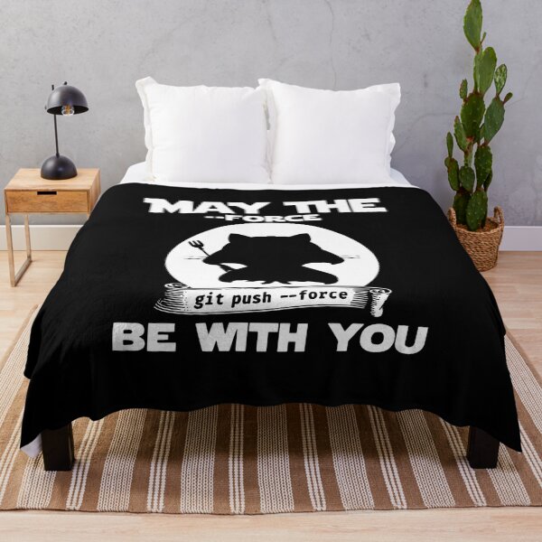 Item preview, MAY THE FORCE GIT PUSH FORCE BE WITH YOU designed and sold by Robertsone3.