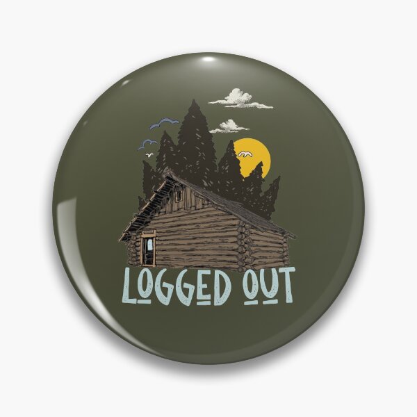 Item preview, Vintage Mountain House Life Logged Out Log Cabin designed and sold by MrEddie10.