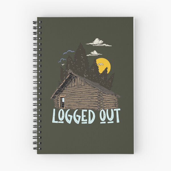Item preview, Vintage Mountain House Life Logged Out Log Cabin designed and sold by MrEddie10.