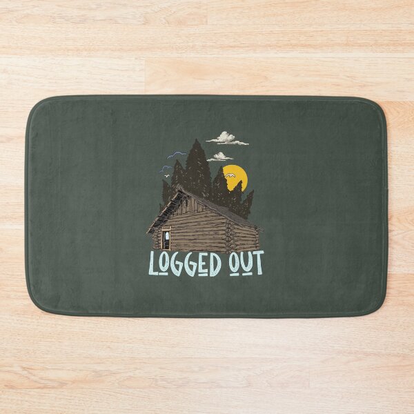 Item preview, Vintage Mountain House Life Logged Out Log Cabin designed and sold by MrEddie10.