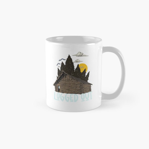 Item preview, Vintage Mountain House Life Logged Out Log Cabin designed and sold by MrEddie10.