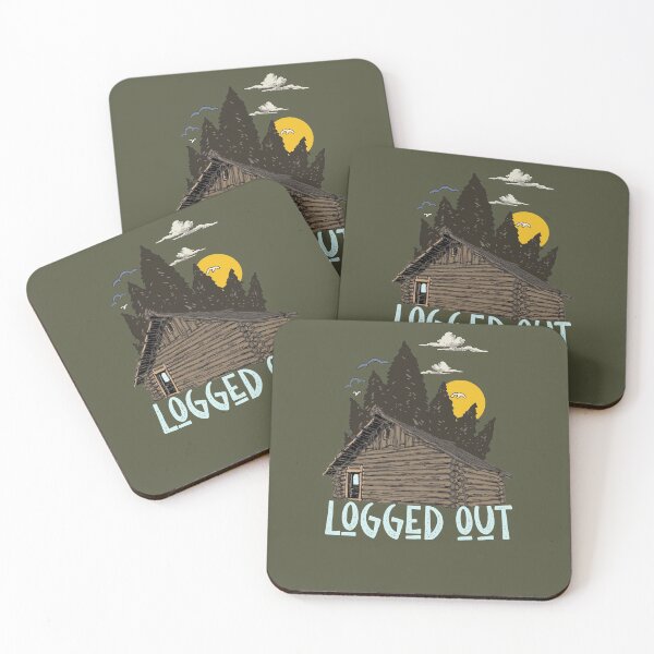 Item preview, Vintage Mountain House Life Logged Out Log Cabin designed and sold by MrEddie10.