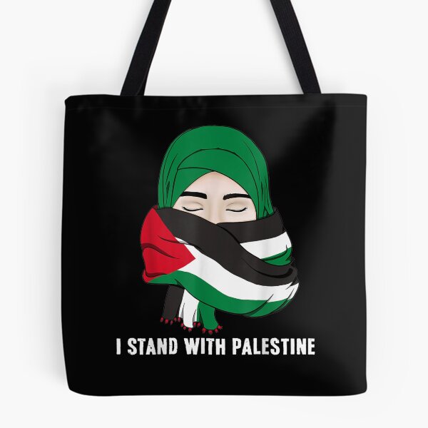 Item preview, I Stand With Free Palestine Gaza Flag Arabic Scarf Women  designed and sold by anniet33.