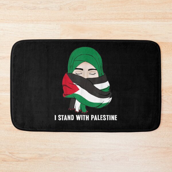 Item preview, I Stand With Free Palestine Gaza Flag Arabic Scarf Women  designed and sold by anniet33.