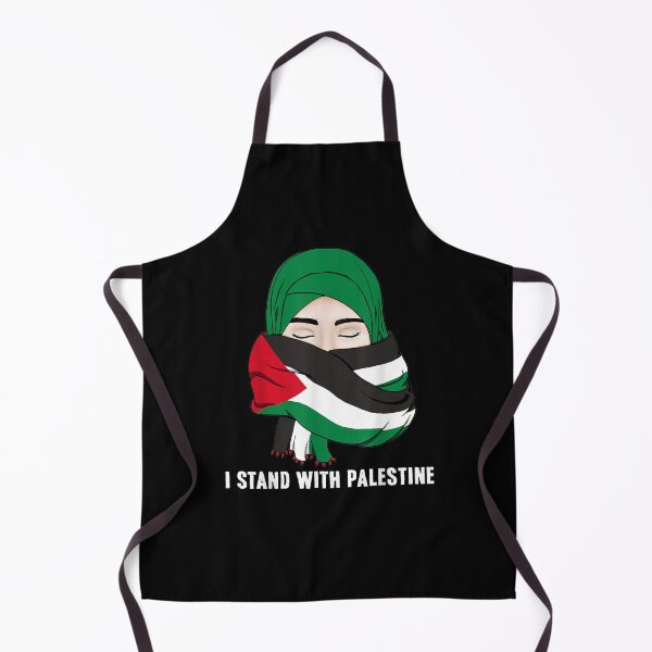 Item preview, I Stand With Free Palestine Gaza Flag Arabic Scarf Women designed and sold by anniet33.