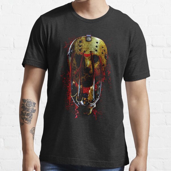 Glove And Mask Freddy vs. Jason Essential T-Shirt