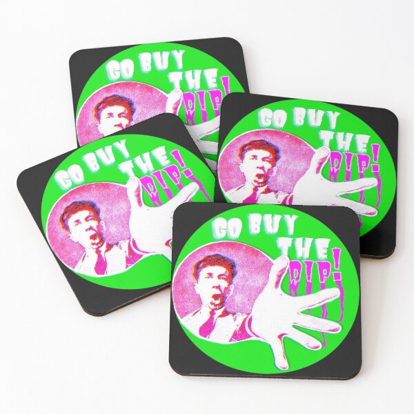 Item preview, Buy the Dip | Crypto Hodler | Vintage | Green | Pop Aesthetics designed and sold by spinolator.